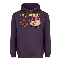 Plum i'm comin in fast Heavyweight Hoodie - MaliasSmallBusiness