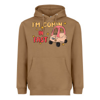 Toasted Coconut i'm comin in fast Heavyweight Hoodie - MaliasSmallBusiness