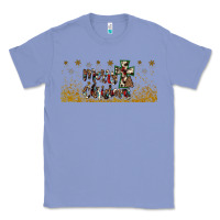 Colony Blue merry christmas cross Classic Tee - JahusDesignShop