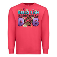 Cardinal hello i am obsessed with my dog Premium Sweatshirt - MaliasSmallBusiness