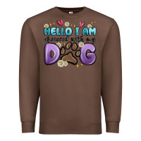 Chestnut hello i am obsessed with my dog Premium Sweatshirt - MaliasSmallBusiness
