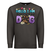 Smoke hello i am obsessed with my dog Premium Sweatshirt - MaliasSmallBusiness