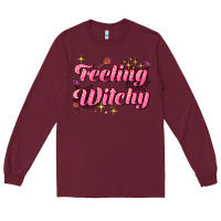 Burgundy feeling witchy Long Sleeve Tee - AdoDesignShop