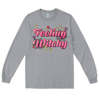 Heather Grey feeling witchy Long Sleeve Tee - AdoDesignShop