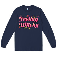 Navy feeling witchy Long Sleeve Tee - AdoDesignShop