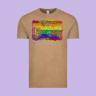 Pride Background Vintage Tee Designed By Zillion Design Studio