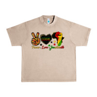 French Oak peace love juneteenth raised fist Urban Heavy Tee - HRA Design Shop