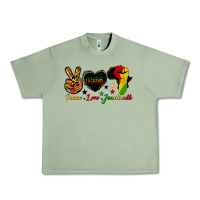 Peace Love Juneteenth Raised Fist Urban Heavy Tee | Teevron