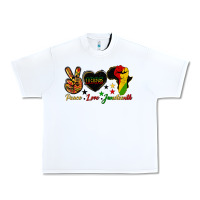 White peace love juneteenth raised fist Urban Heavy Tee - HRA Design Shop