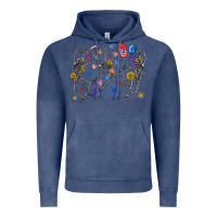 Fourth Of July Dancing Skeleton Vintage Hoodie | Teevron