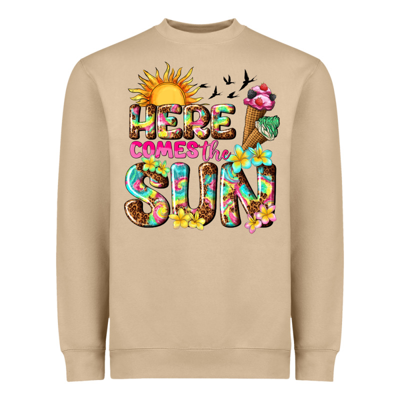 Here Comes The Sun Heavyweight Sweatshirt by texasbilliewilder | Teevron