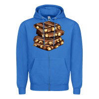 True Royal nut and chocolate Zipper Hoodie - AdoDesignShop