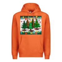Carrot christmas trees tumbler Premium Hoodie - BundleAndBundleShop