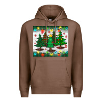 Chestnut christmas trees tumbler Premium Hoodie - BundleAndBundleShop