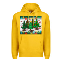 Lemon christmas trees tumbler Premium Hoodie - BundleAndBundleShop