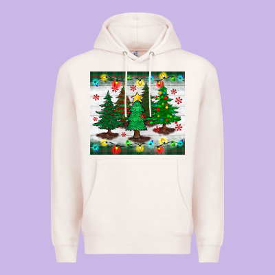Christmas Trees Tumbler Premium Hoodie Designed By Bundleandbundleshop