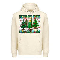 Sandshell christmas trees tumbler Premium Hoodie - BundleAndBundleShop