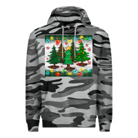 Slate Camo christmas trees tumbler Premium Hoodie - BundleAndBundleShop