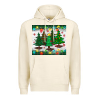 Tofu christmas trees tumbler Premium Hoodie - BundleAndBundleShop