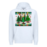 White christmas trees tumbler Premium Hoodie - BundleAndBundleShop