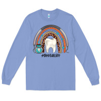 Colony Blue dentallife rainbow Long Sleeve Tee - JahusDesignShop