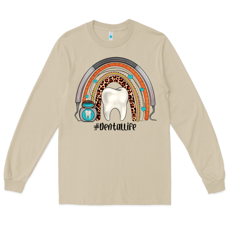 Dentallife Rainbow Long Sleeve Tee by JahusDesignShop | Teevron