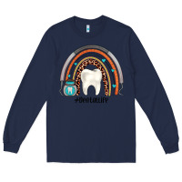 Navy dentallife rainbow Long Sleeve Tee - JahusDesignShop