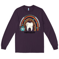 Plum dentallife rainbow Long Sleeve Tee - JahusDesignShop