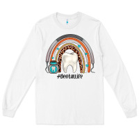 White dentallife rainbow Long Sleeve Tee - JahusDesignShop