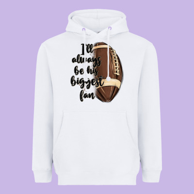 I Ll Always Be His Biggest Fan Heavyweight Hoodie Designed By Maliassmallbusiness