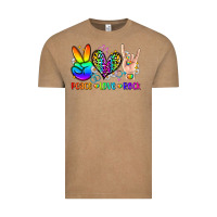 Vintage Coffee peace love rock Vintage Tee - Zillion Design Studio