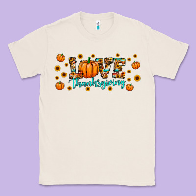 Love Thanksgiving Classic Tee Designed By Jahusdesignshop