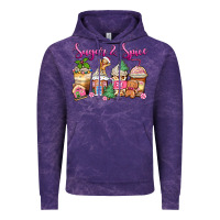 Cloud Purple sugar and spice pink gingerbread coffee cups Vintage Hoodie - Zillion Design Studio