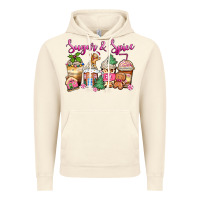 Vintage Artic sugar and spice pink gingerbread coffee cups Vintage Hoodie - Zillion Design Studio