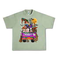 Oil Green Hallloween Farm animals Truck Urban Heavy Tee - CowhideDigitalArt