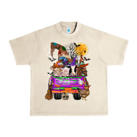 Sandshell Hallloween Farm animals Truck Urban Heavy Tee - CowhideDigitalArt