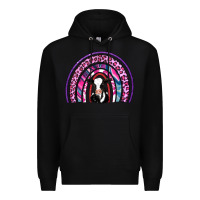 Black rainbow cow Premium Hoodie - AdoDesignShop