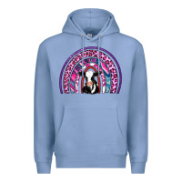 Colony Blue rainbow cow Premium Hoodie - AdoDesignShop