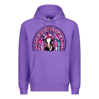 Purple rainbow cow Premium Hoodie - AdoDesignShop