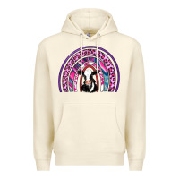 Sandshell rainbow cow Premium Hoodie - AdoDesignShop