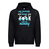 Black My Favorite Bunnies Call Me Mommy Urban Hoodie - Bettercallsaul