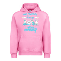 Fuchsia Pink My Favorite Bunnies Call Me Mommy Urban Hoodie - Bettercallsaul