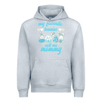 Heather Grey My Favorite Bunnies Call Me Mommy Urban Hoodie - Bettercallsaul