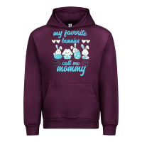Mauve Wine My Favorite Bunnies Call Me Mommy Urban Hoodie - Bettercallsaul