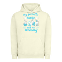 Pigment Pistachio My Favorite Bunnies Call Me Mommy Urban Hoodie - Bettercallsaul