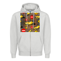 Dove Grey asphalt paver seamless pattern Zipper Hoodie - BundleAndBundleShop
