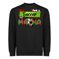 Black soccer mama with leopard Heavyweight Sweatshirt - Zillion Design Studio