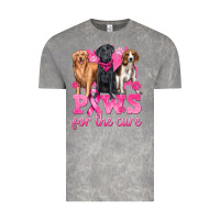 Cloud Rock Paws For The Cure Vintage Tee - texasbilliewilder