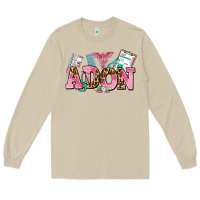 Mushroom adon nurse Long Sleeve Tee - AdoDesignShop