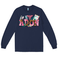 Navy adon nurse Long Sleeve Tee - AdoDesignShop